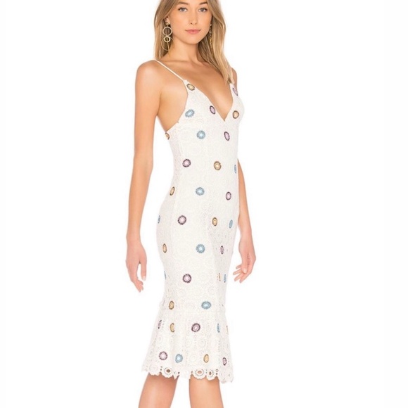 Lovers + Friends Iris crochet sheath midi dress - Picture 2 of 9